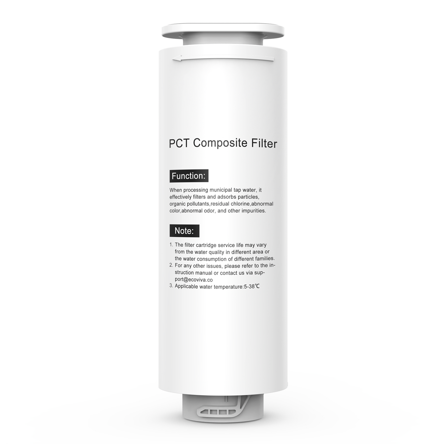 Replacement PCT Filter Cartridge for Reverse Osmosis System RO600