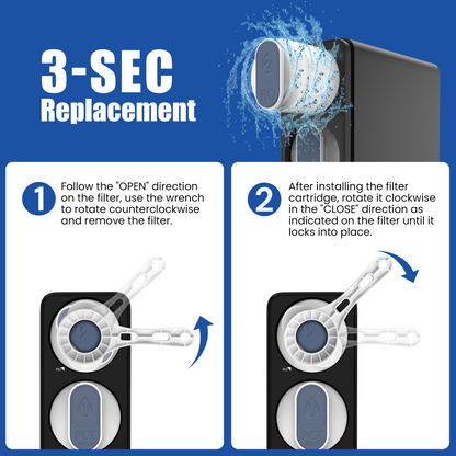 Replacement PCT Filter Cartridge for Reverse Osmosis System RO600